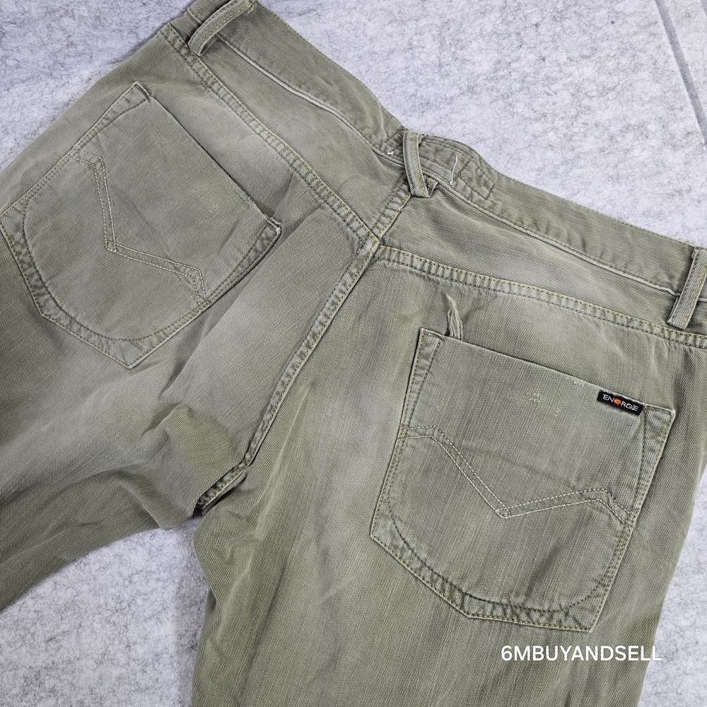 Energie Steven Mens Jeans Denim Distressed Worn Out‎ Italy 35x33 - Picture 12 of 13